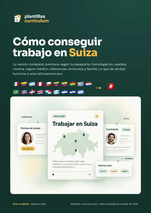 Portada de la guía completa para trabajar en Suiza