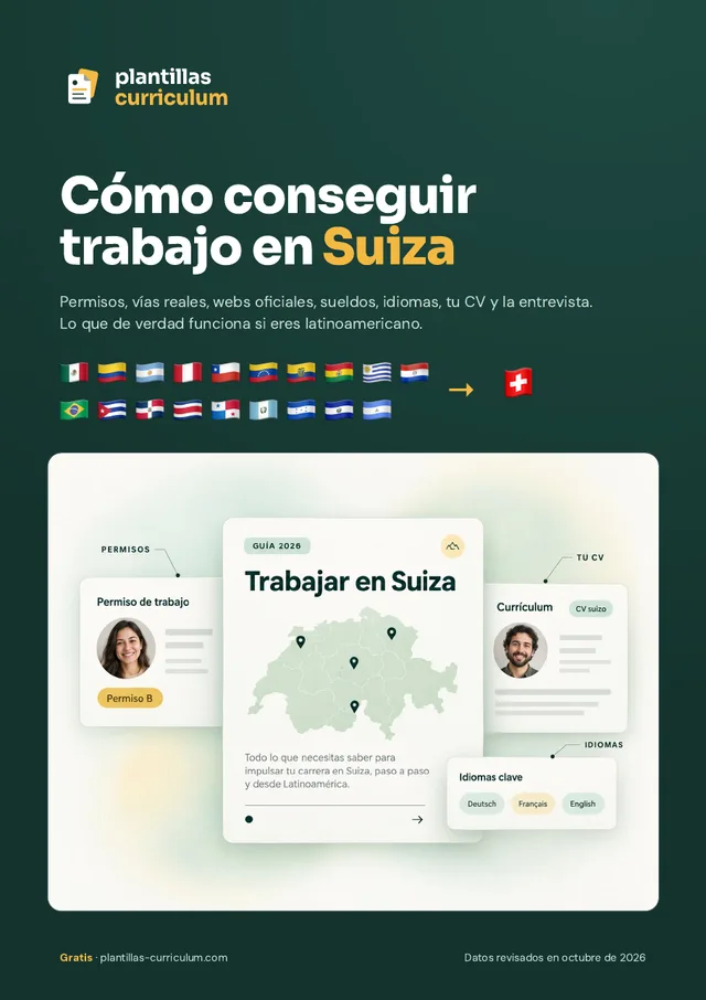 Portada de la guía Cómo conseguir trabajo en Suiza